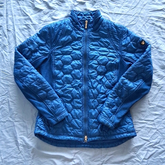 Ariat Womens Jacket Medium Volt Rush Blue Barn Chore Western - Picture 1 of 12